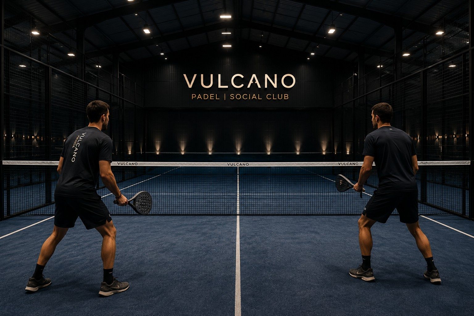 Moderner Padel Court bei VULCANO